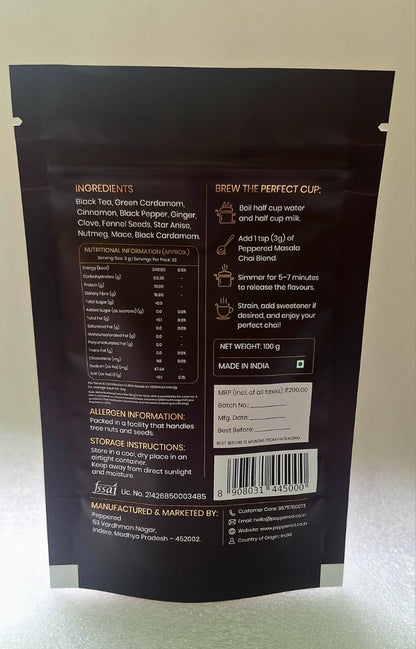 Peppered Masala Chai